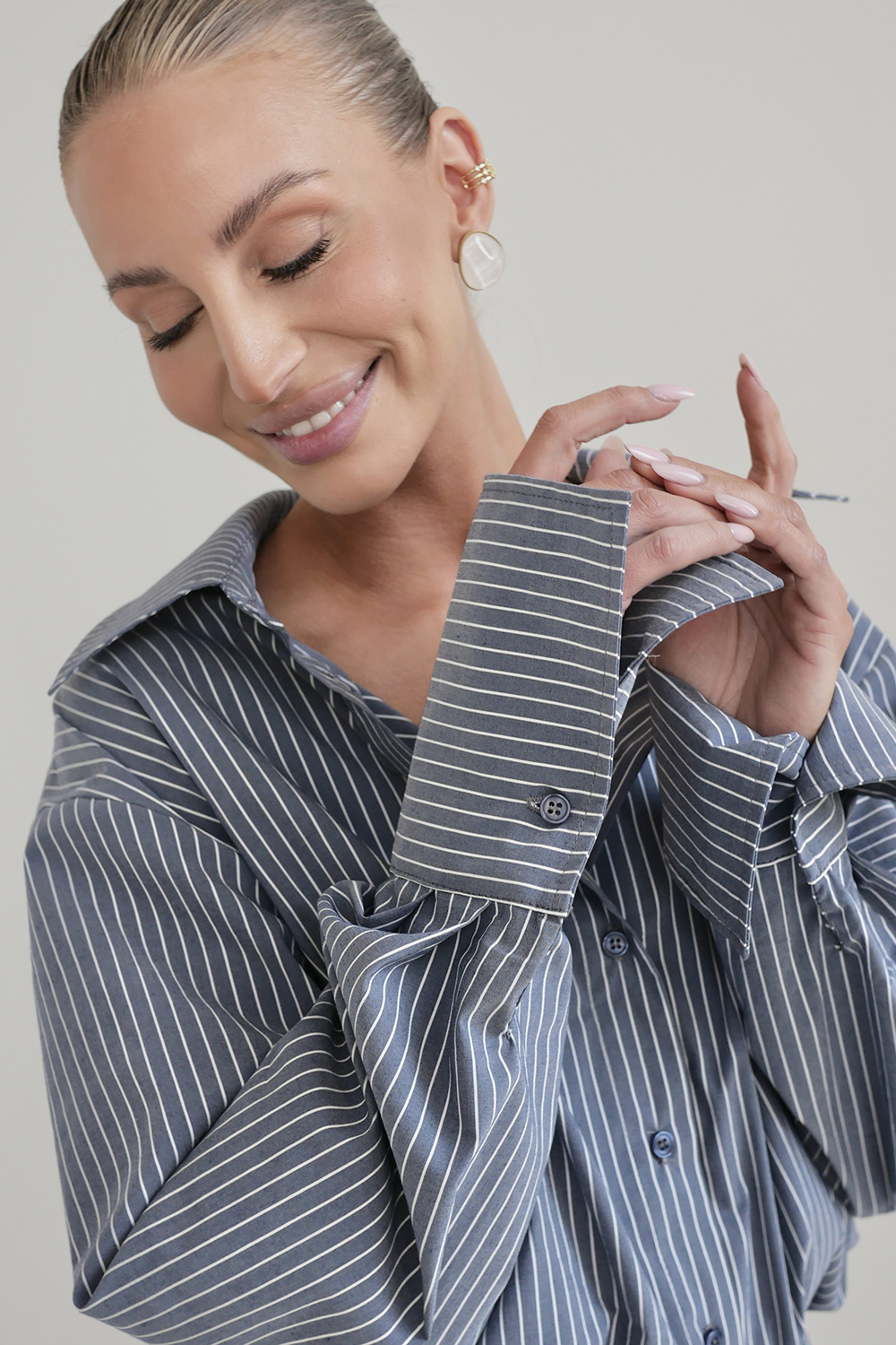 modny komplet damski paski