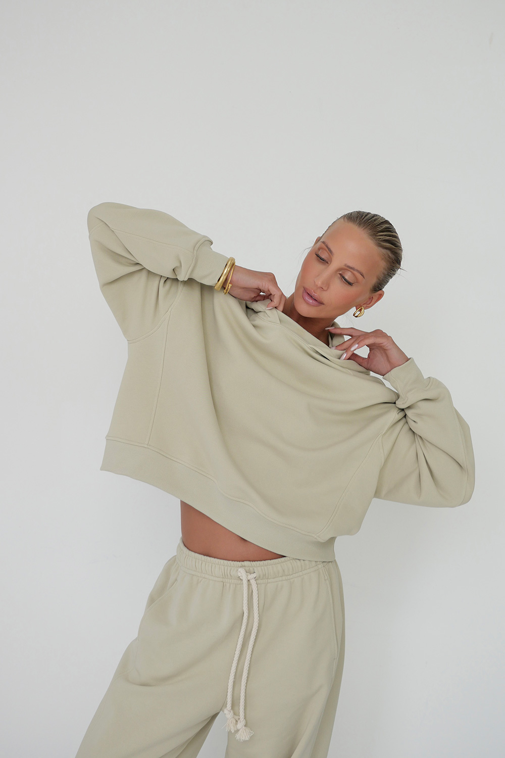 modny dres damski olive casual