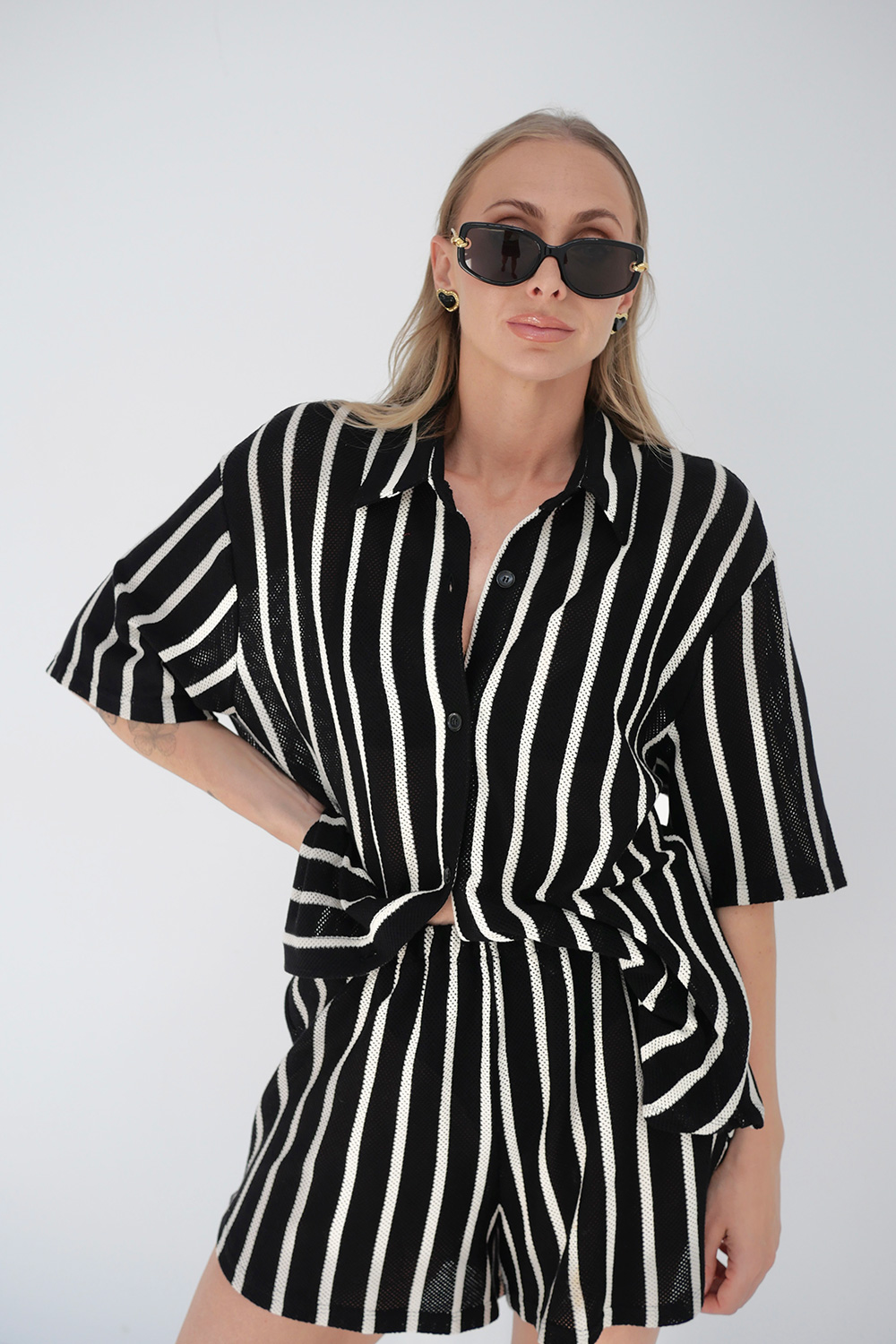 Komplet Set Positano Black Stripes - zdjęcie 3