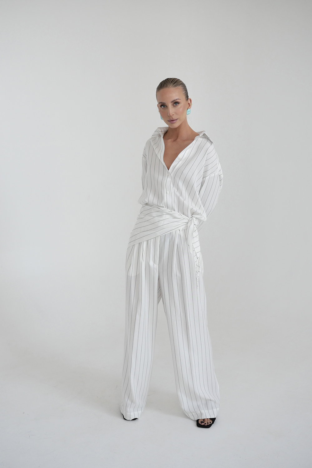 komplet damski paski