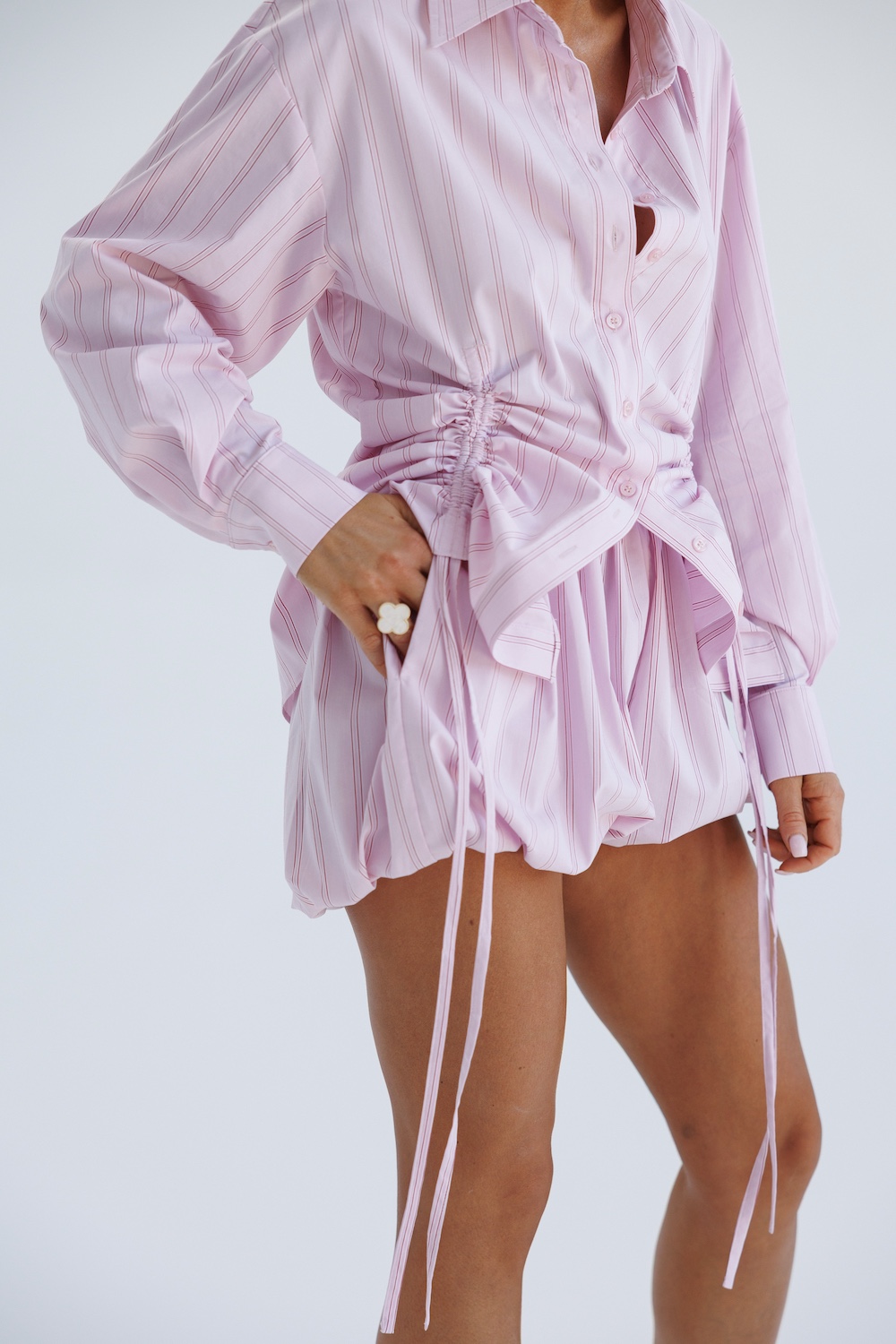 Szorty Bloom Pink Stripes