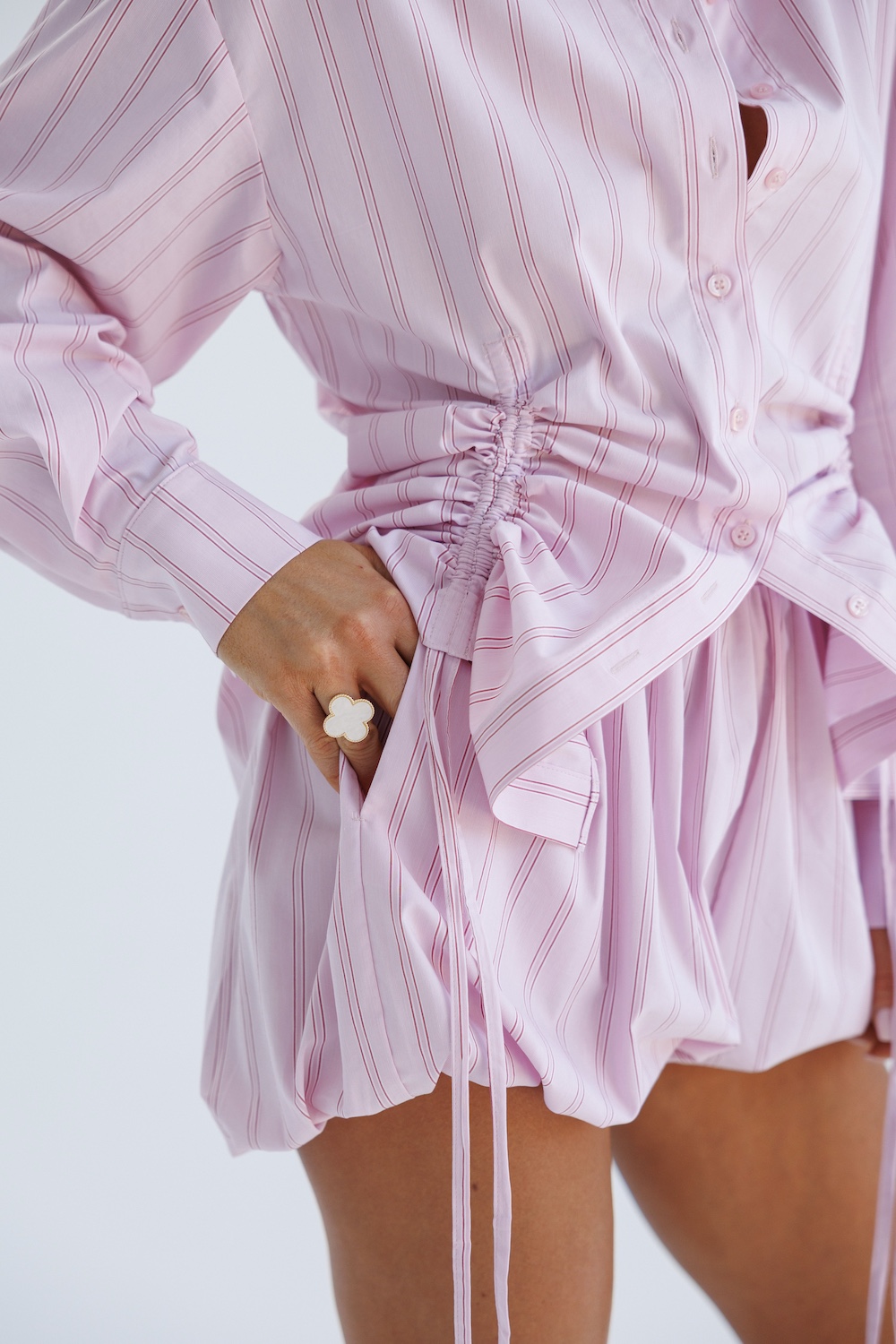 Szorty Bloom Pink Stripes
