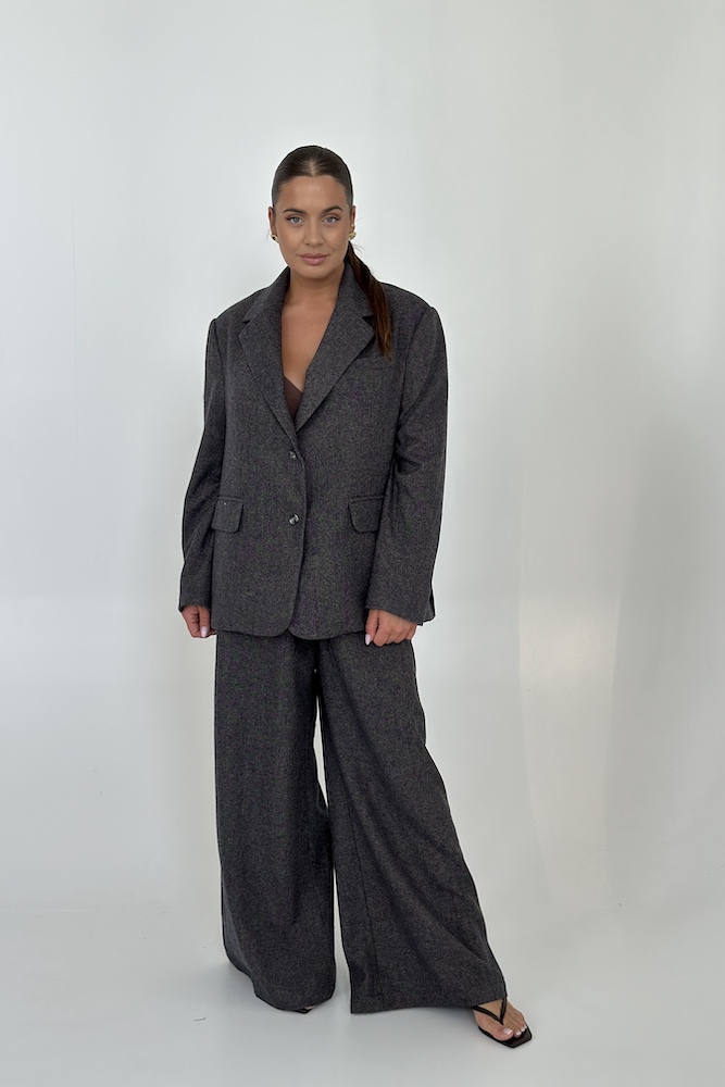Garnitur Tess Navy - luksusowy jesienny look