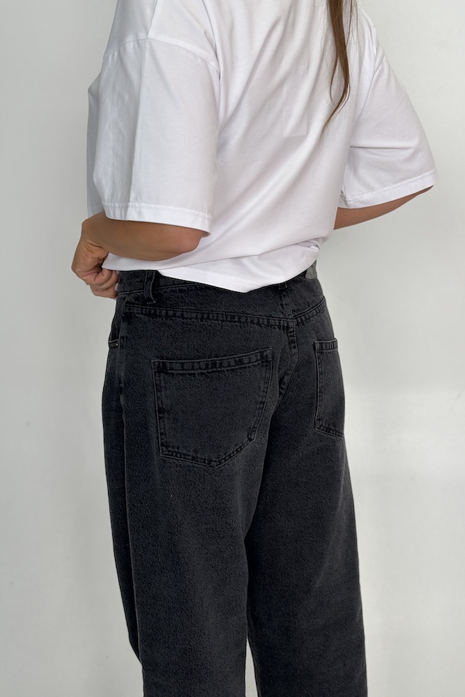 Jeansy Izzy Black czarny total look
