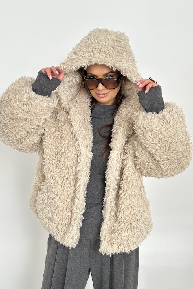archive fuga風 fur jacket PORTIA CROPPED FAUX FUR JACKET – AKIRA