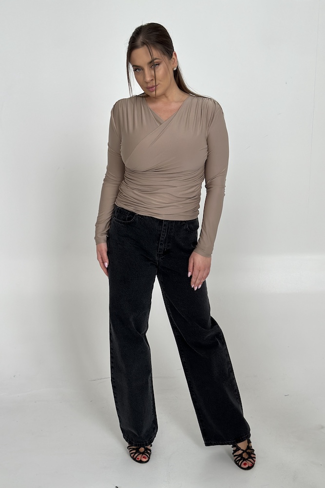 longsleeve damski Esme beige