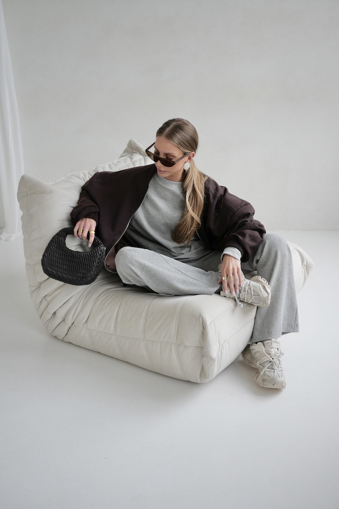 Set Millie Grey - szary total look