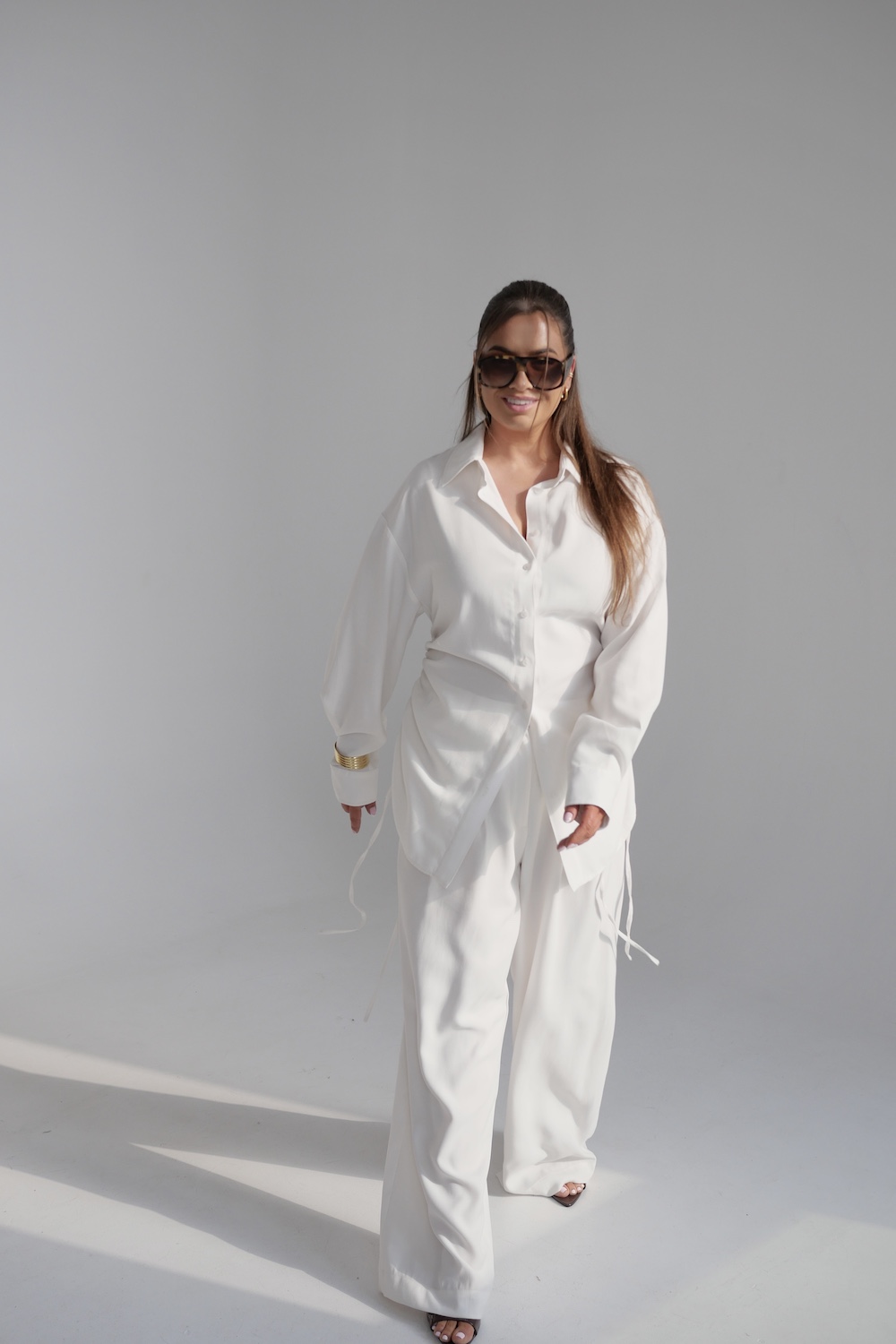 Koszula Nancy Off White - neutralna stylizacja damska