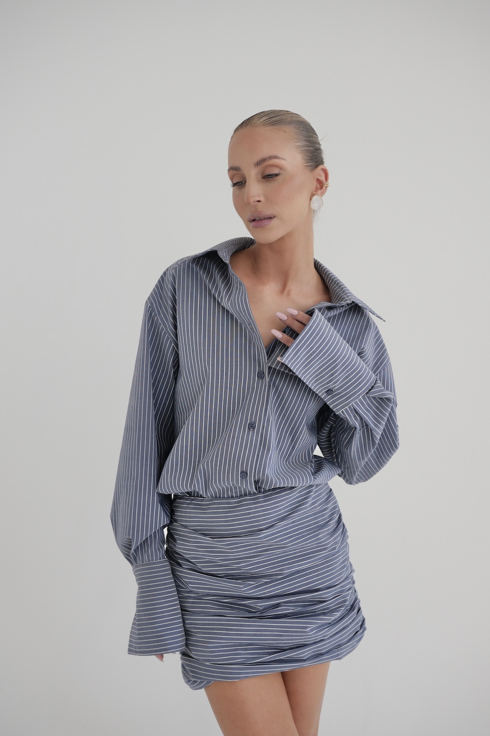 set Felice navy stripes